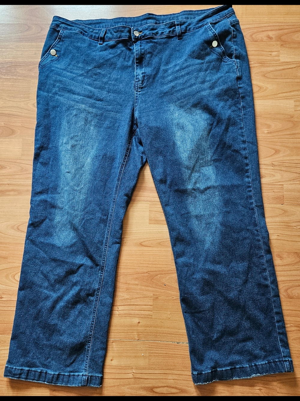 Women's Plus Size 7XL Stretch Bootcut Jeans | Dark Wash
